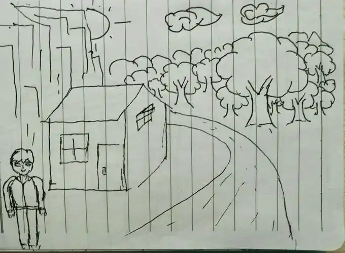 悦动金陵,夏令营孩子们的房树人绘画赏析.