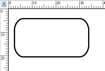 codesoft怎样修改圆角矩形的角度? - 淘大白