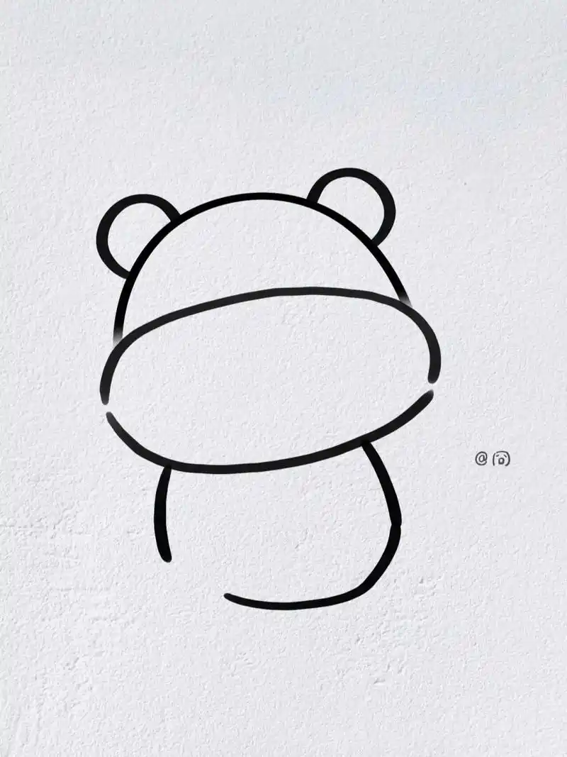 动物简笔画之可爱的小河马(内附过程图)