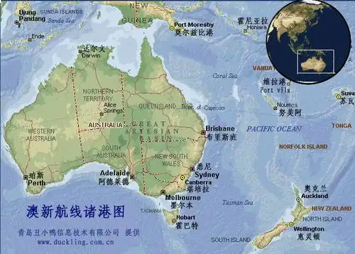 世界各国港口图港口航线港口图世界各大港口分布图