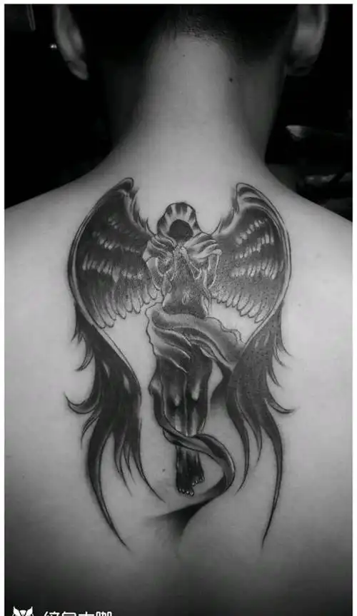 天使纹身图片