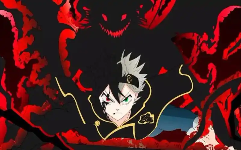 [黑色四叶草]亚斯塔恶魔之力觉醒开挂瞬间合集_哔哩哔哩_bilibili