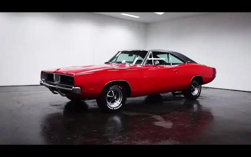古董老爷车 - 老式道奇 charger 1969 rt