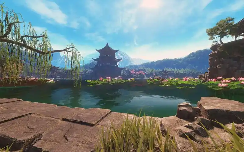 古剑奇谭三动态壁纸-鄢陵湖边钓鱼点-4k超清纯享