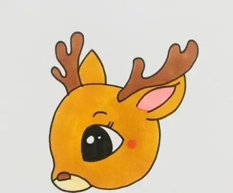 梅花鹿儿童简笔画怎么画梅花鹿简笔画可爱卡通画法