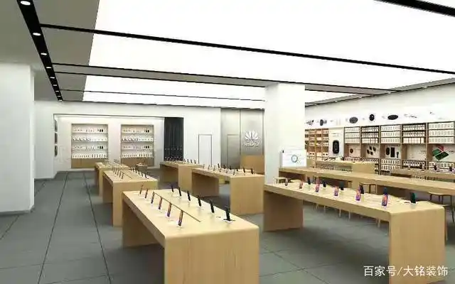华为旗舰店展馆装修设计效果图