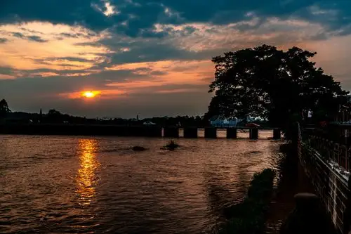 南桥的晚霞-邛崃论坛-麻辣社区