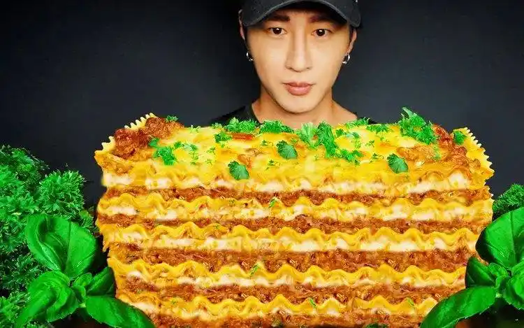 意大利奶酪千层饼(做菜过程)