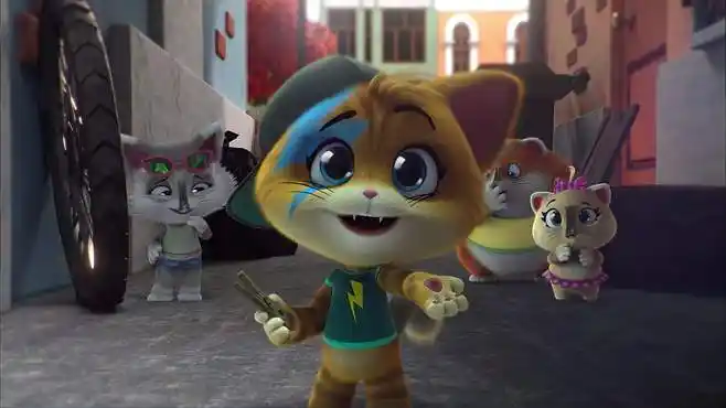 四喜猫:闪电它们是四喜猫,愿意当臭臭的朋友,让臭臭依靠它们-母婴亲子