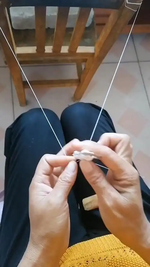 教你学织网,起头