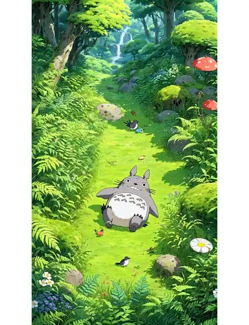 龙猫壁纸:治愈你的每一天 🌈