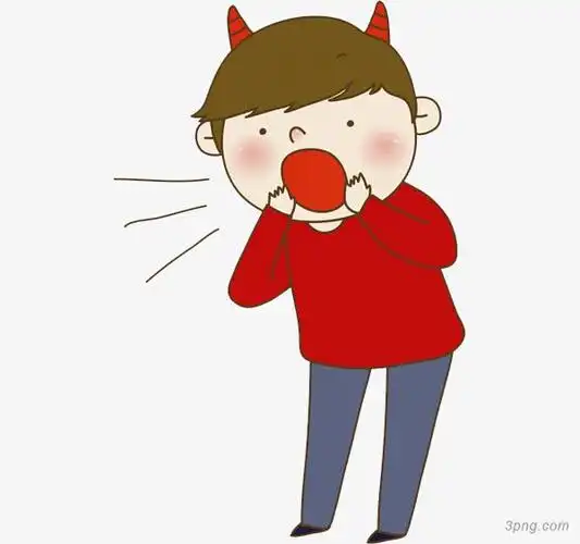 大声说话的男孩png素材透明免抠图片-动植人物