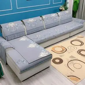 通用全包布艺冬款加厚简约现代沙发垫坐垫沙发套罩雪尼尔防滑四季