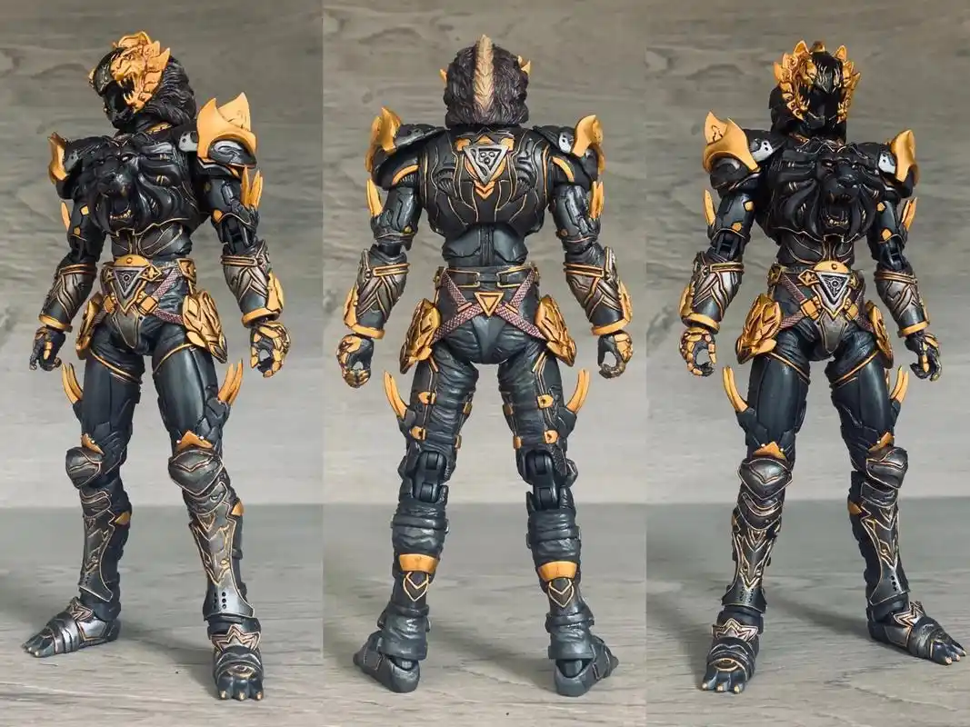 自改sic比例;兽拳战队激气连者#黑狮子理央 - 抖音