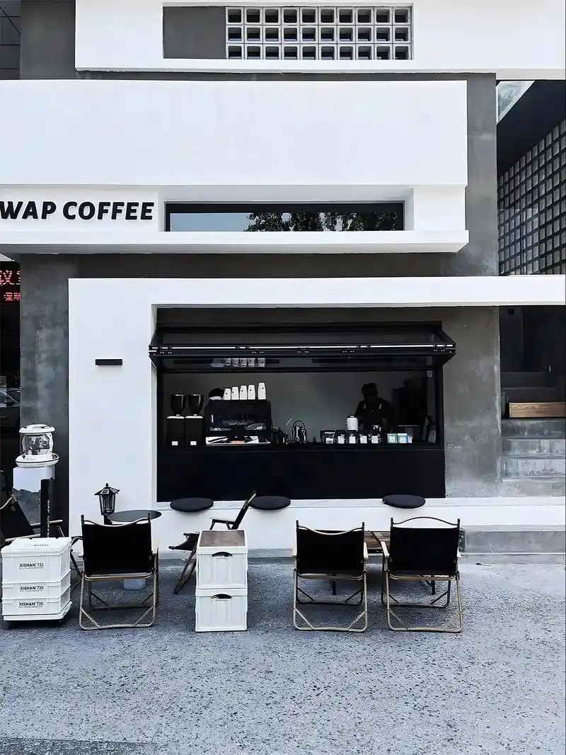 简约有高级感的店铺门头设计!#商业空 - 抖音