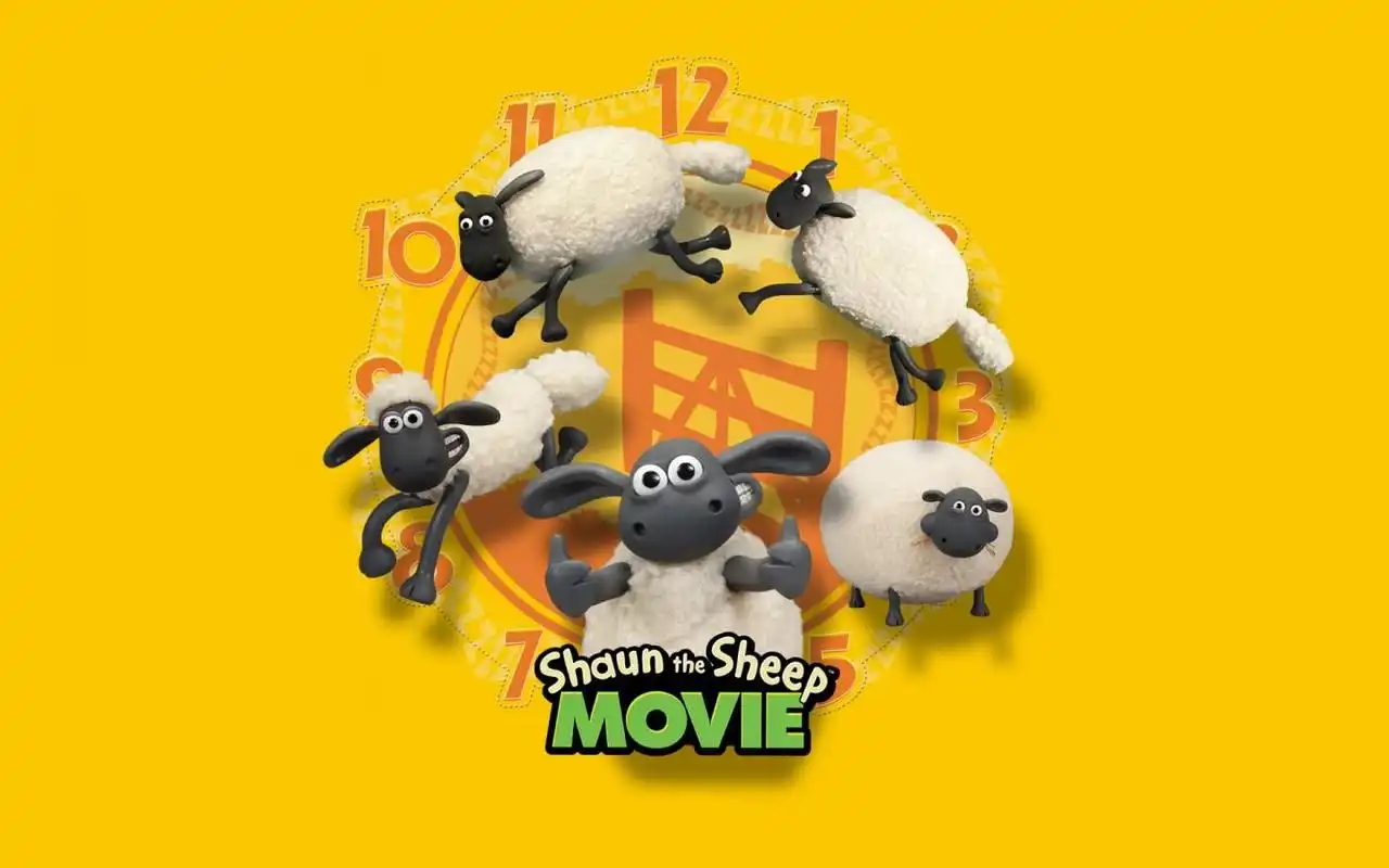 小羊肖恩可爱绵羊动漫壁纸高清大图预览1440x900_卡通动漫下载_美桌网