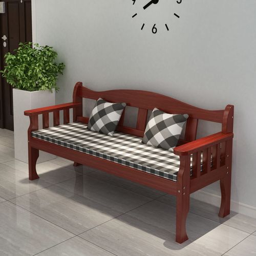 实木长椅阳台休闲家用客厅沙发椅