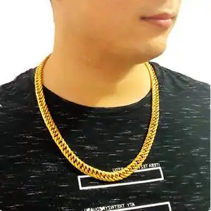周大福星越南沙金24k黄金999项链男士正品首饰久不掉色链子