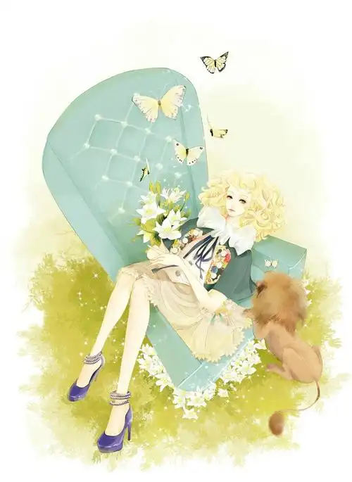 十二星座之狮子座插画师epcat