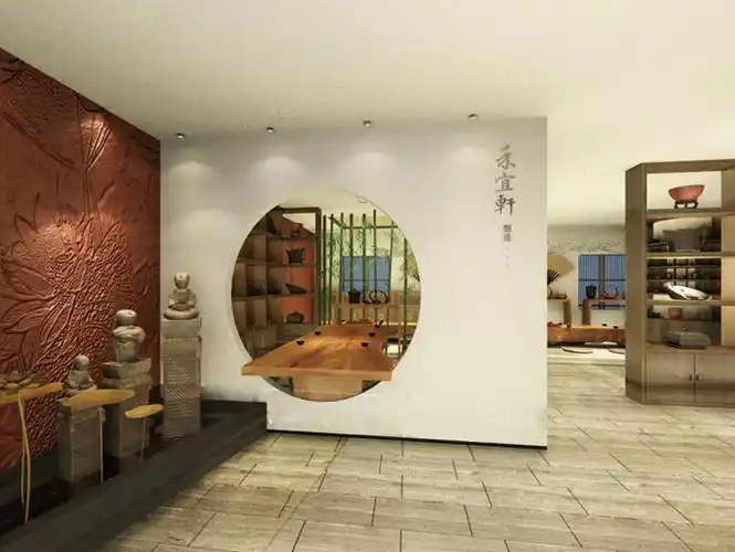禾宜轩茶展示空间设计