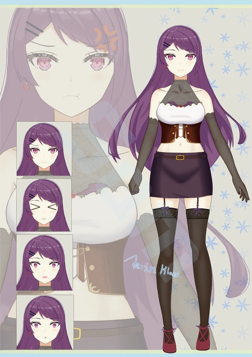 自己画的vup人设