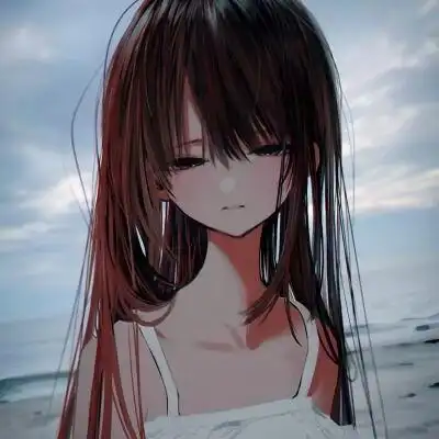 超丧的女生头像动漫