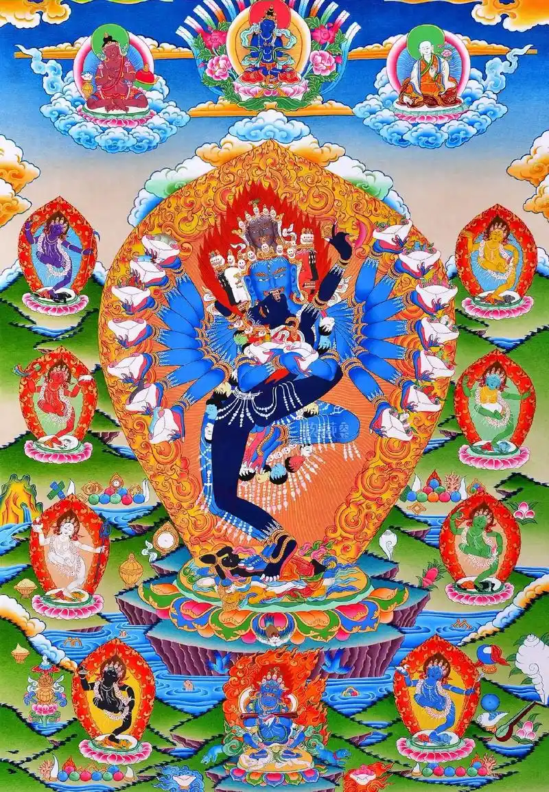 喜金刚是藏传佛教密宗修习观想的五大本尊之一.藏语称为 - 抖音