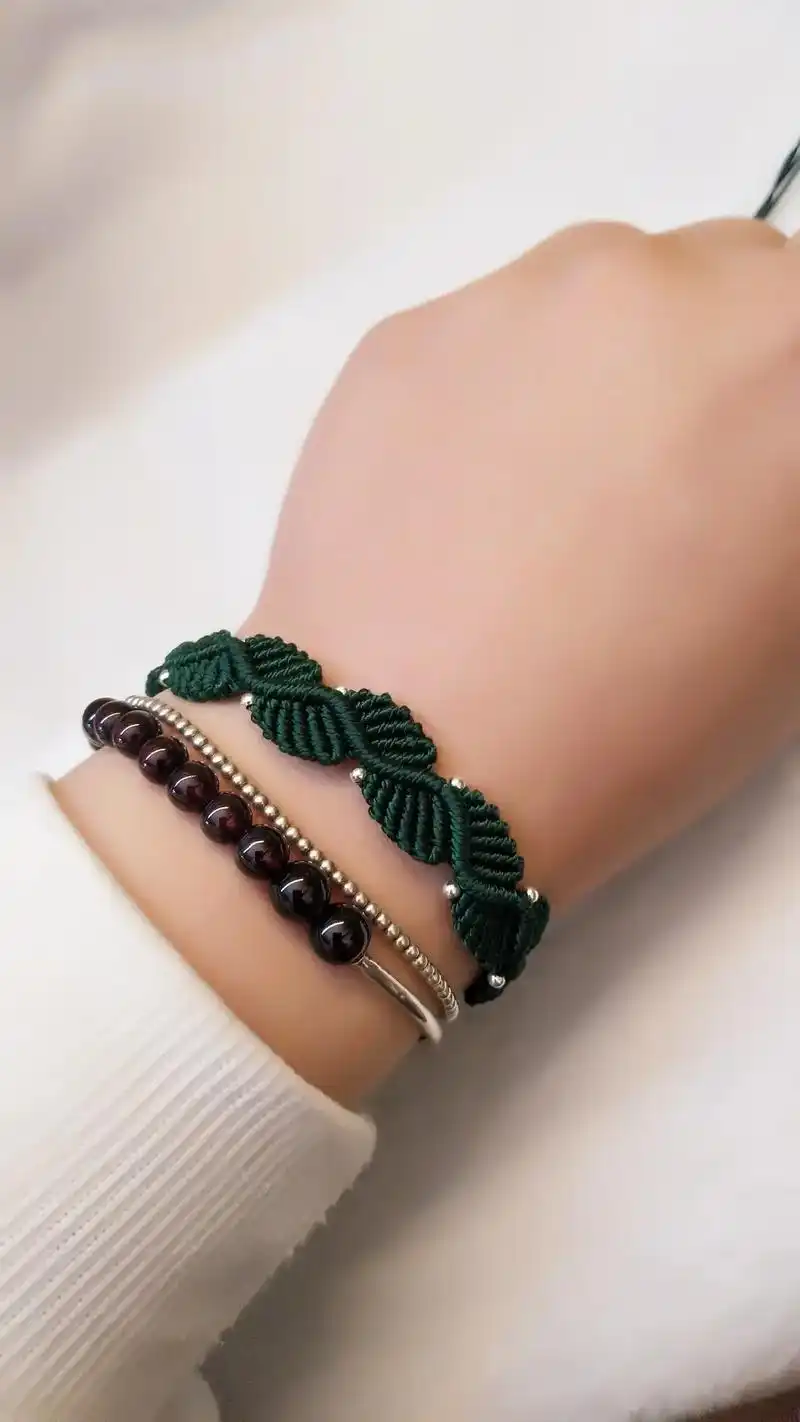 红绳坊手工编织手链――天使之翼 - 抖音