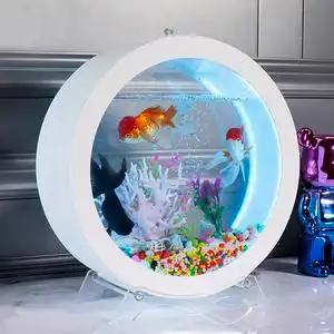 亚克力鱼缸小型