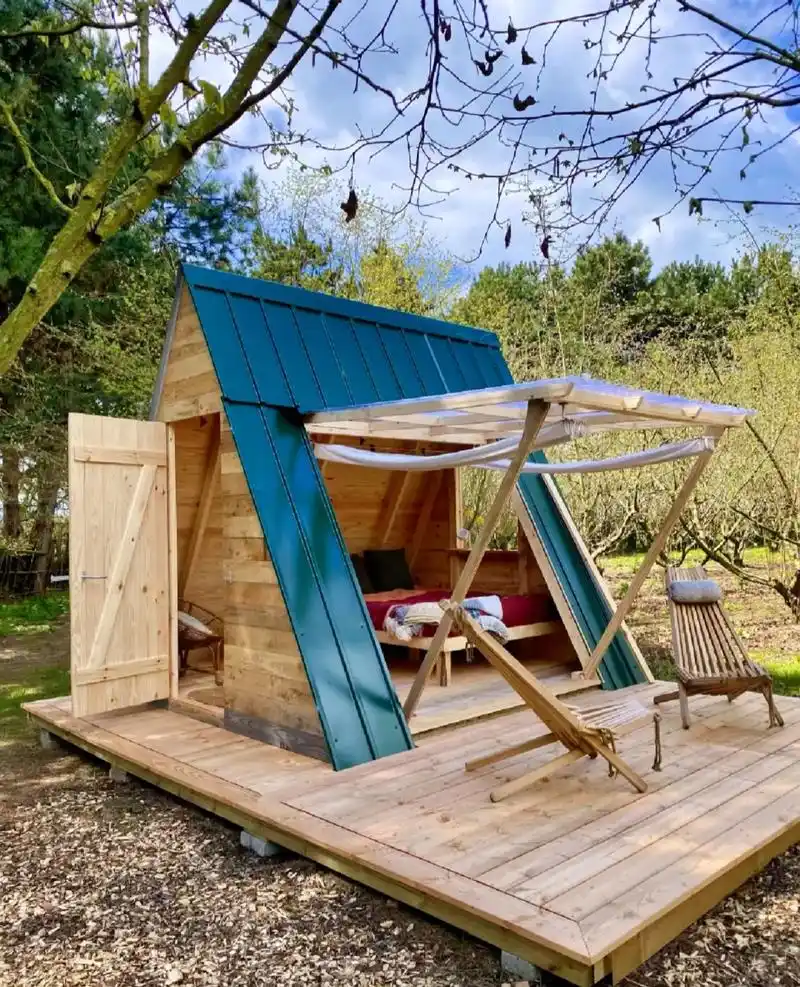 我们共享农场启动啦!伴山免费提供可搭建地块,木屋,集装箱,星 - 抖音