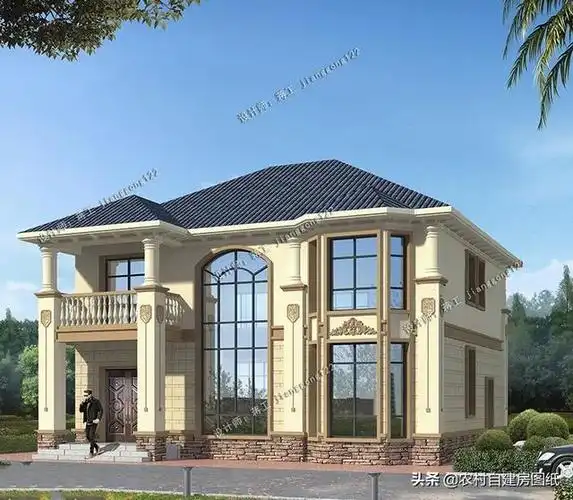 5款复式二层农村别墅造价经济实惠最后一款在抖音火了一年了