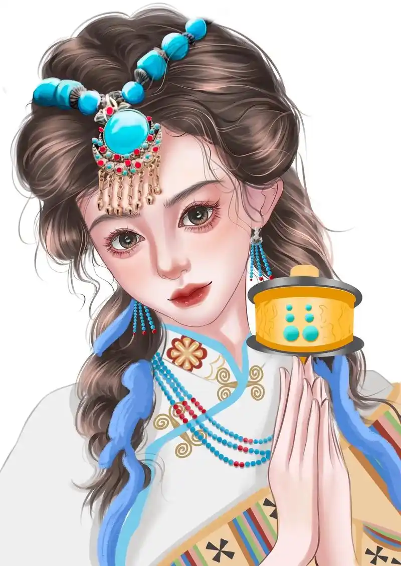 多情的少数民族女孩