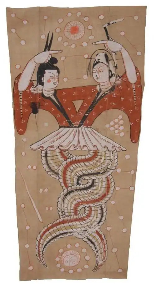 为什么伏羲女娲交尾图是"人首蛇身"? - 石塘网