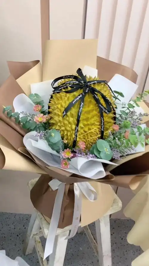 榴莲花束 #水果花束 #生日花束 #网红花束 #揭阳 #同城配送