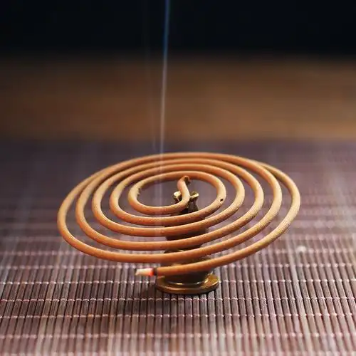 纯天然艾草盘香养生香熏艾叶盘香除障驱邪艾香驱蚊香室内居室熏香_爱