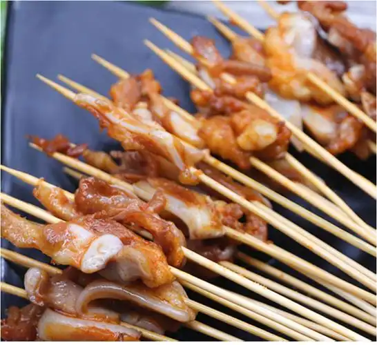 网红小把猪脆骨串 商用脆骨小串油炸铁板烧烤半成品 30串【图片 价格