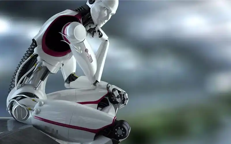 程序员:我可以写出一个智能机器人,机器人:我要毁灭人类.