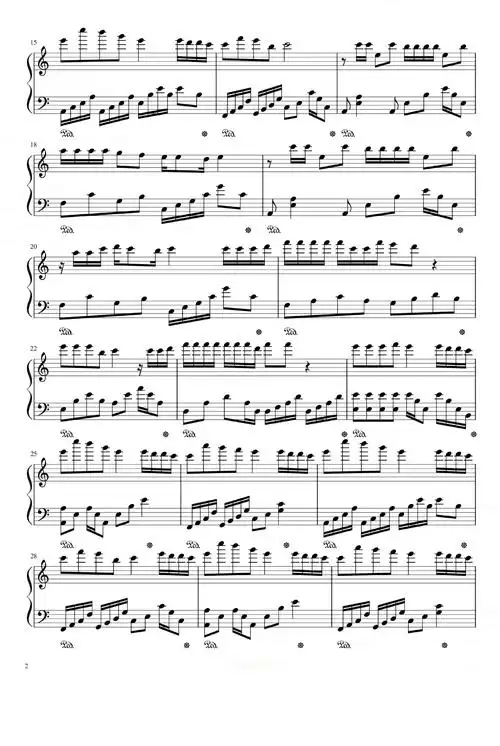 不如秦海清-c调简单易上手钢琴谱钢琴简谱 数字谱 钢琴双手简谱.pdf