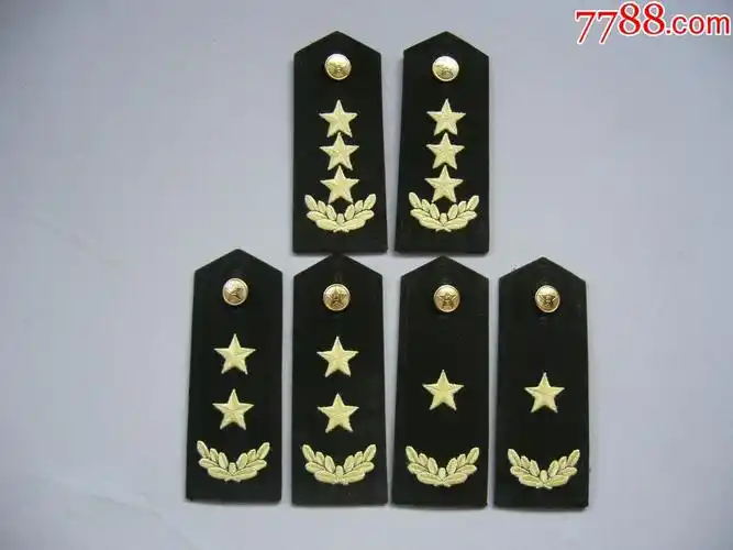 87式老肩章3副