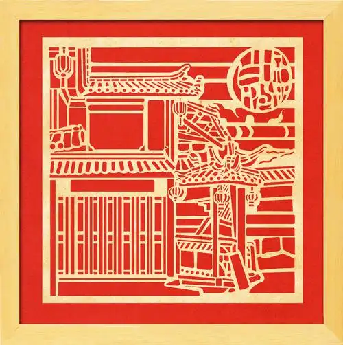 白沙古镇剪纸系列产品