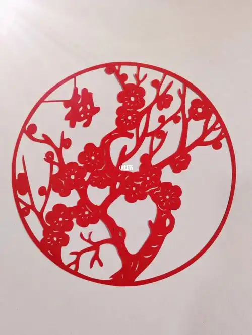梅花剪纸