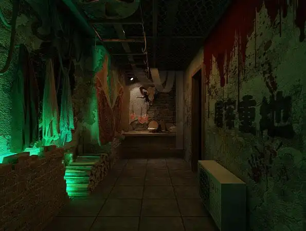 深圳密室逃脱装修设计-300平米游戏娱乐空间