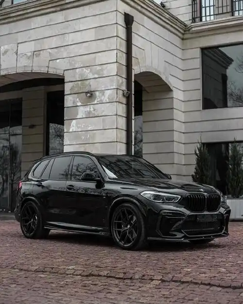 来一组宝马x5黑武士