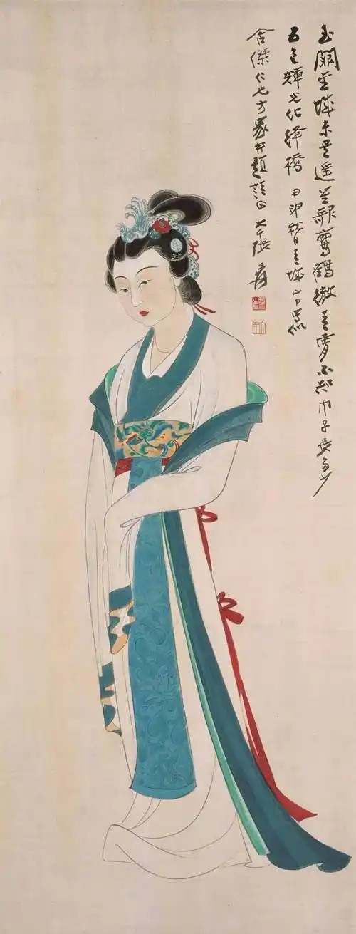 张大千:画笔下的美人风情