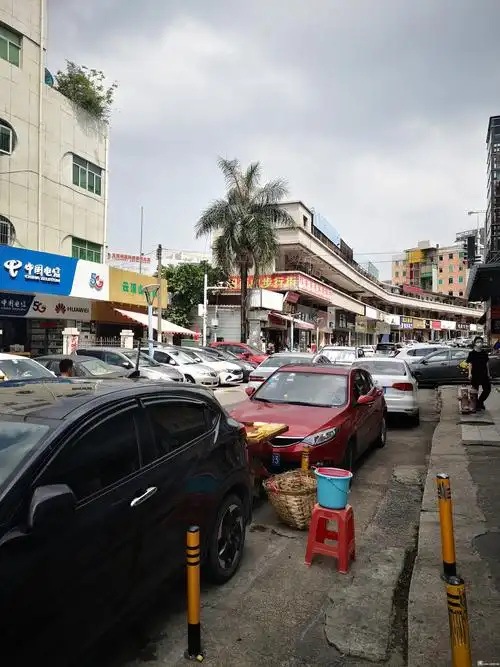 深圳龙岗区坂田街道坂田商业步行街,多年来车辆乱停乱放,好像已成免费