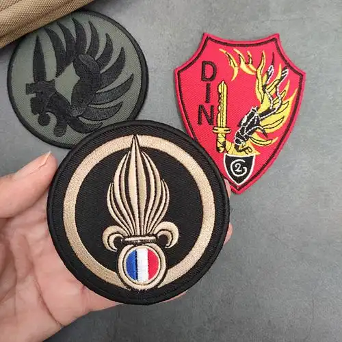 法国精致刺绣魔术臂章外籍兵团纪念徽章个性贴章