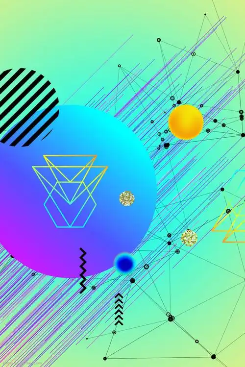 电商狂欢炫酷背景海报