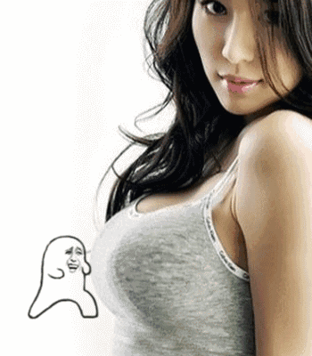 金馆长小人捶胸胸动图