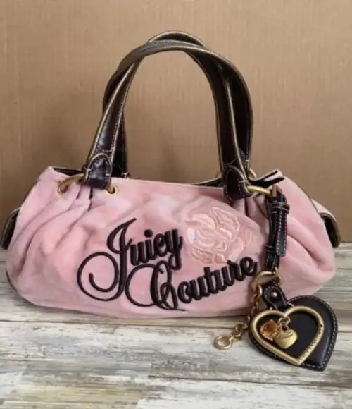 juicycouture水蜜桃味的橘滋手提包