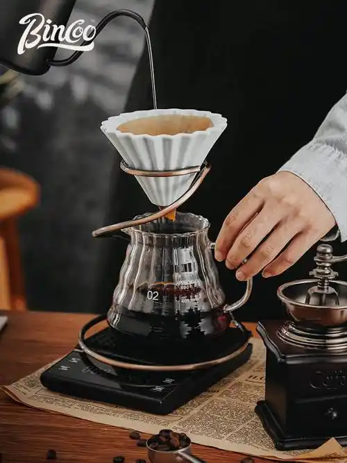 bincoo 手冲咖啡滤杯折纸蛋糕杯咖啡器具滴漏咖啡壶过滤器过滤杯
